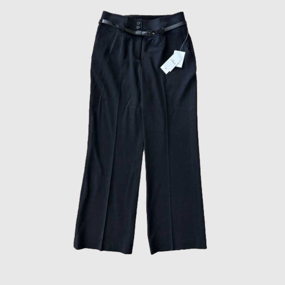 Chaus Belted Straight Leg Trouser Black 8